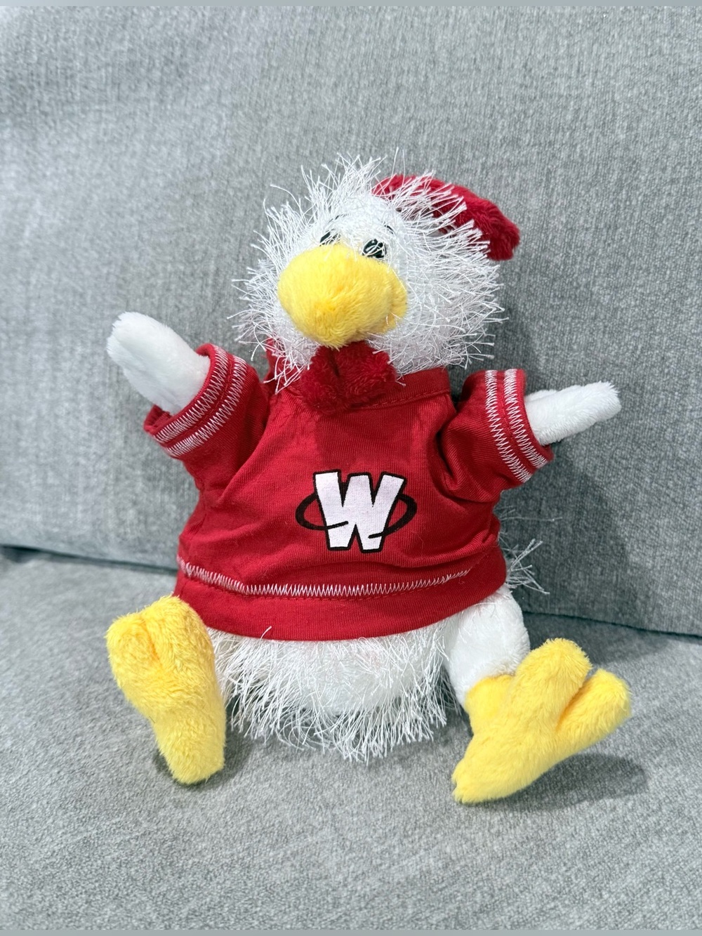 GANZ Lil'Kinz Chicken HS205 Plush Rooster Stuffed Animal with Shirt